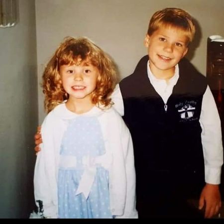 Old Photo of Siblings Jilian and Dane Wurmlinger.